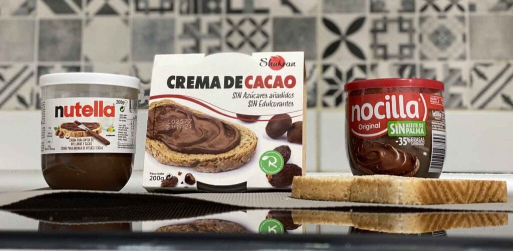 cuanta azucar tiene la nutella