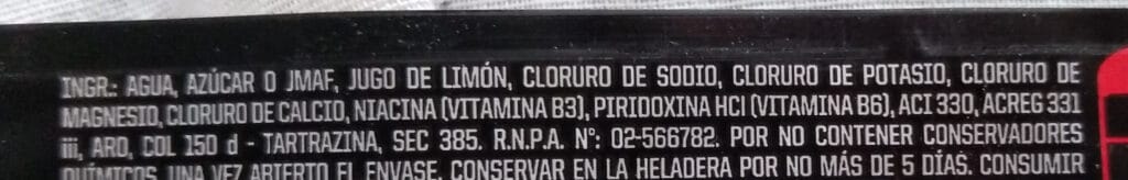 cuanta azucar tiene un powerade