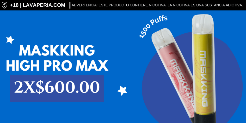 cuanta nicotina tiene un maskking