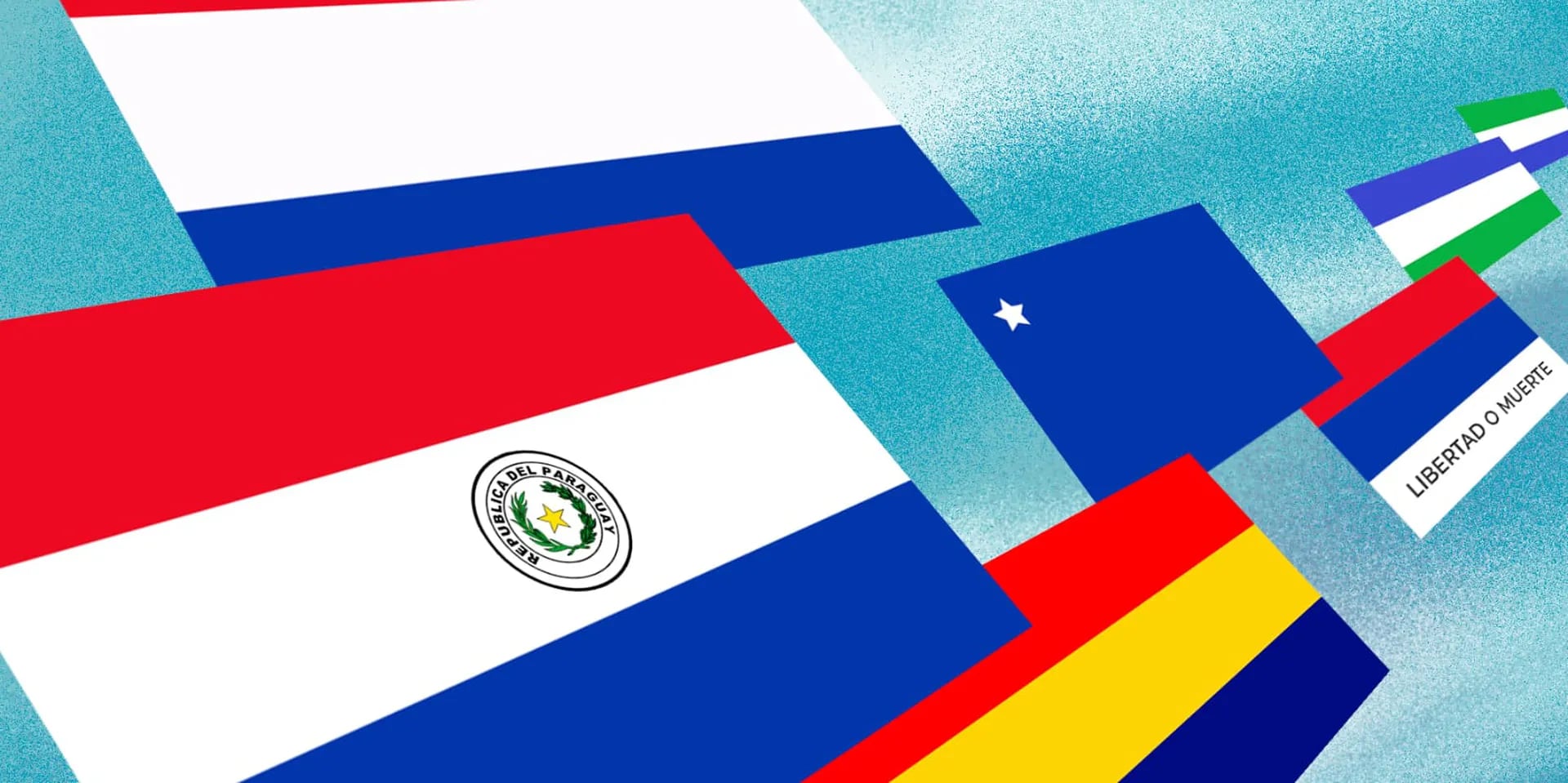 cuantas banderas tuvo el paraguay