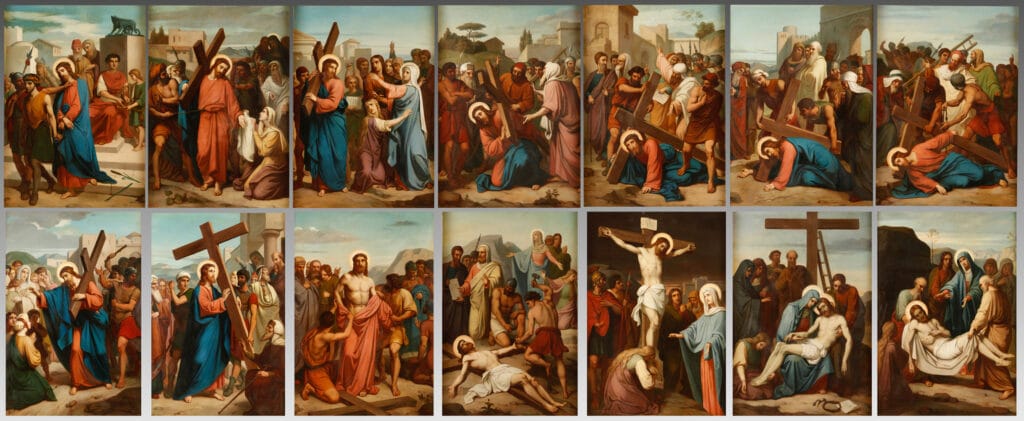 cuantas caidas tuvo cristo