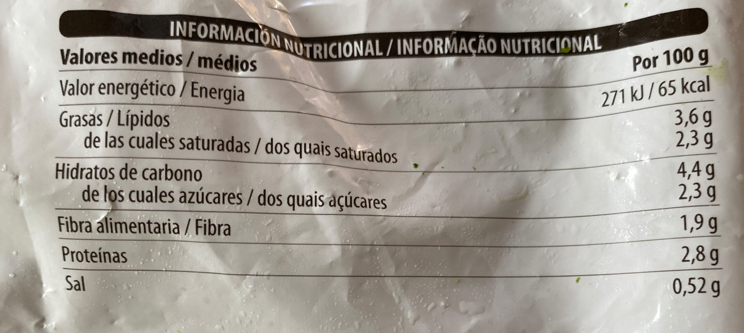 cuantas calorias tiene la espinaca scaled