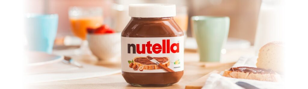 cuantas calorias tiene la nutella
