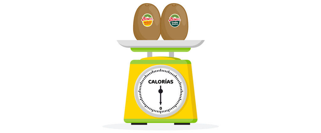 cuantas calorias tiene un kiwi