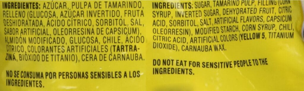 cuantas calorias tiene un pulparindo