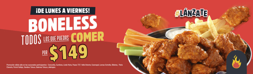cuantas calorias tienen los boneless