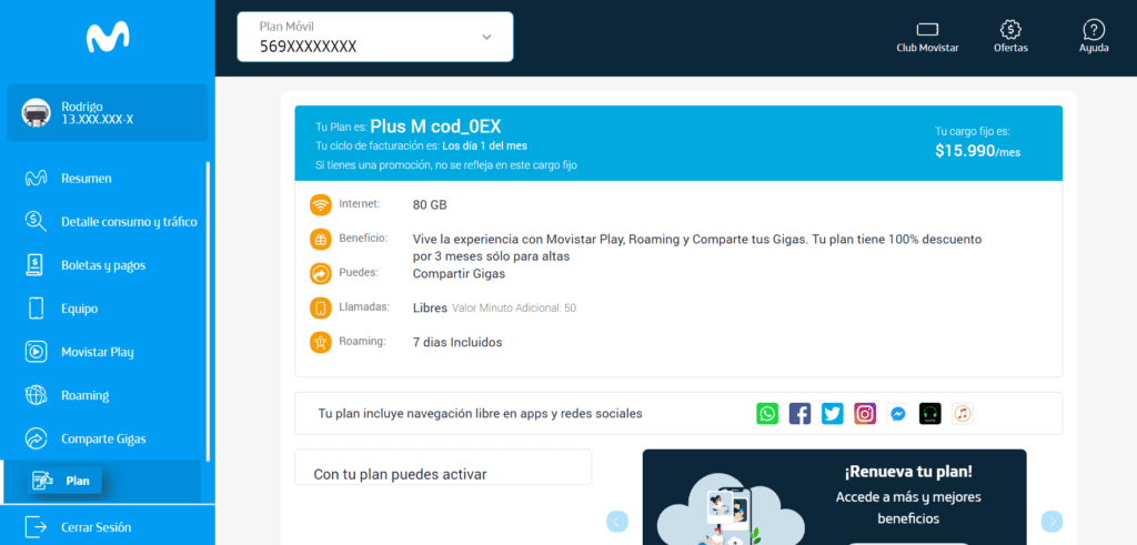 ¿Cuántas líneas tengo en Movistar? 2 cuantas lineas tengo en movistar