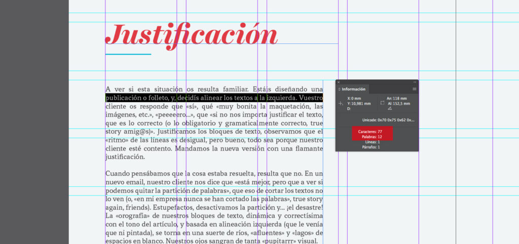 cuantas lineas tiene un parrafo