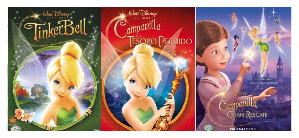 cuantas peliculas de tinkerbell hay
