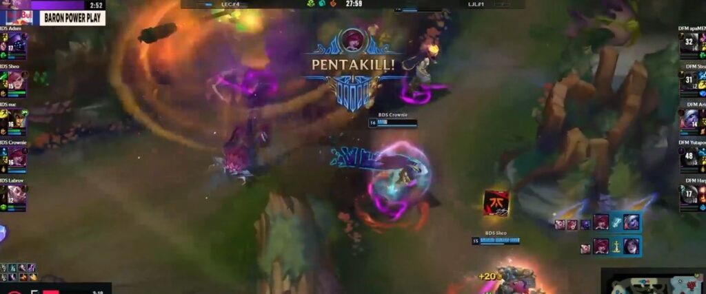 cuantas pentakills llevo