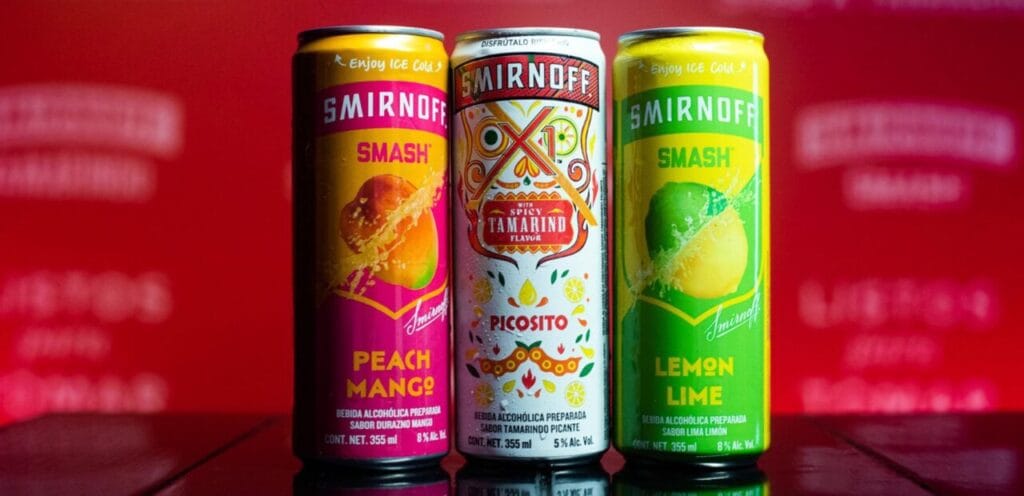 cuanto alcohol tiene el smirnoff