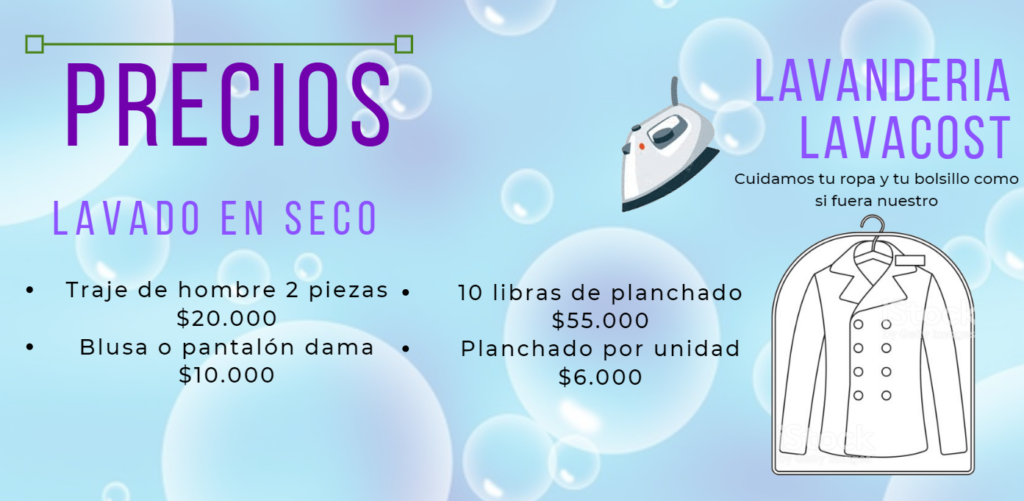 cuanto cobran por lavar ropa