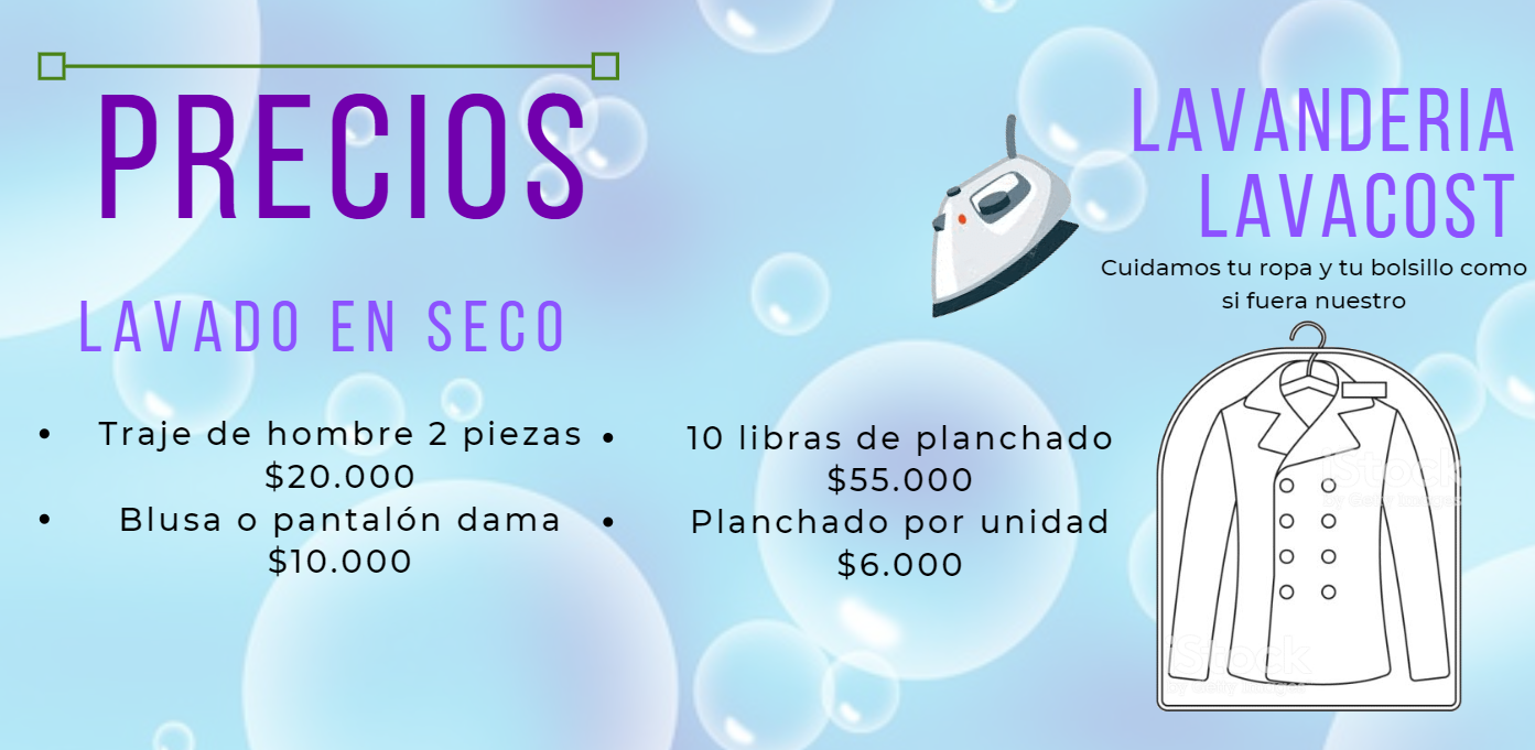 cuanto cobran por lavar ropa