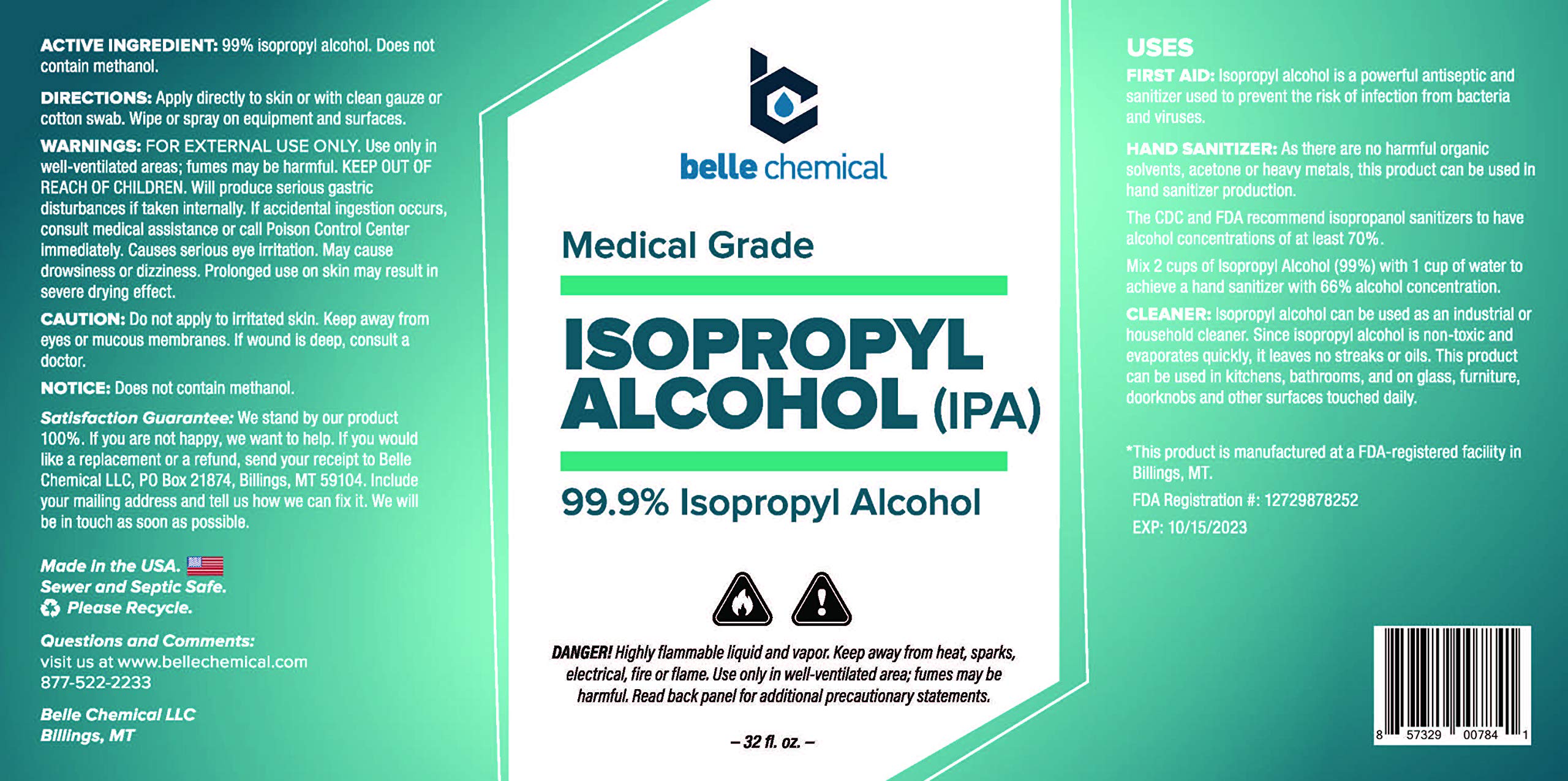 cuanto cuesta el alcohol isopropilico
