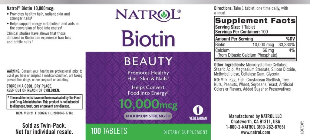 cuanto cuesta la biotina