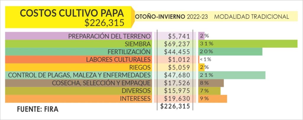 ¿Cuánto cuesta la papa? 2 cuanto cuesta la papa