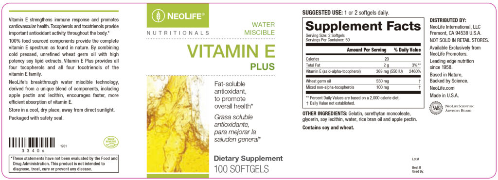 cuanto cuesta la vitamina e