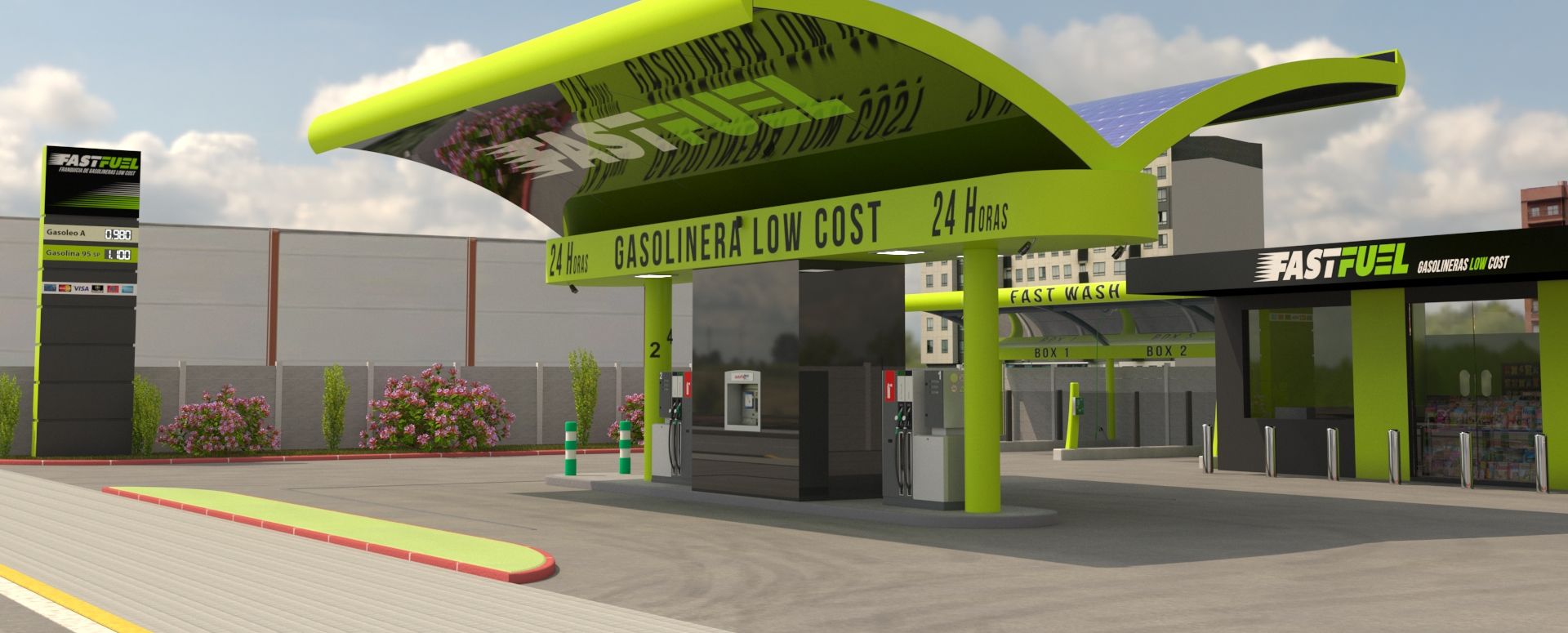 cuanto cuesta poner una gasolinera