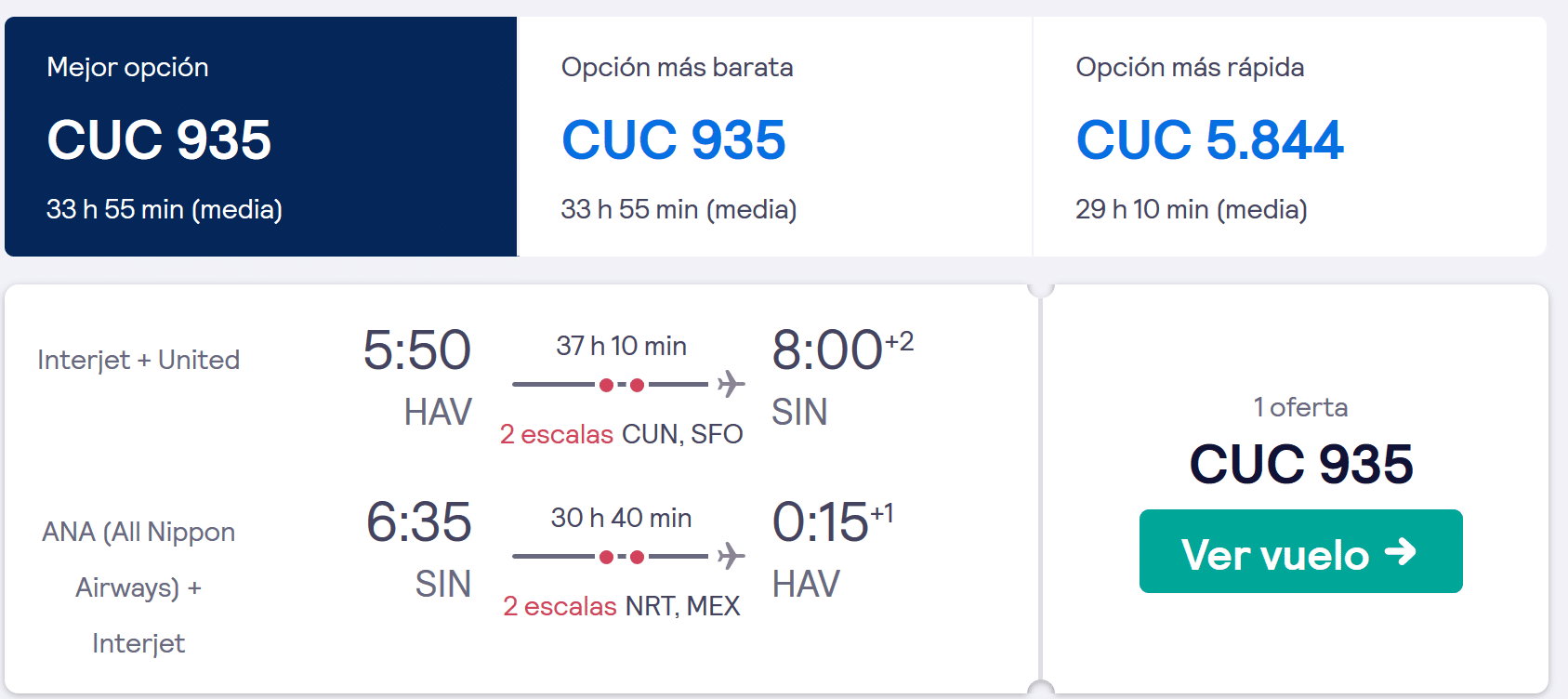 cuanto cuesta viajar a singapur