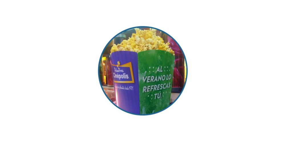 cuanto cuestan las palomitas en cinepolis