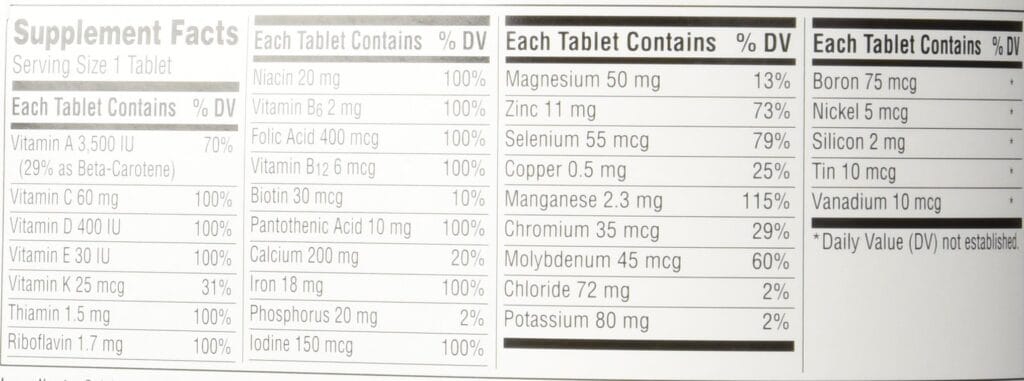 cuanto cuestan las vitaminas centrum