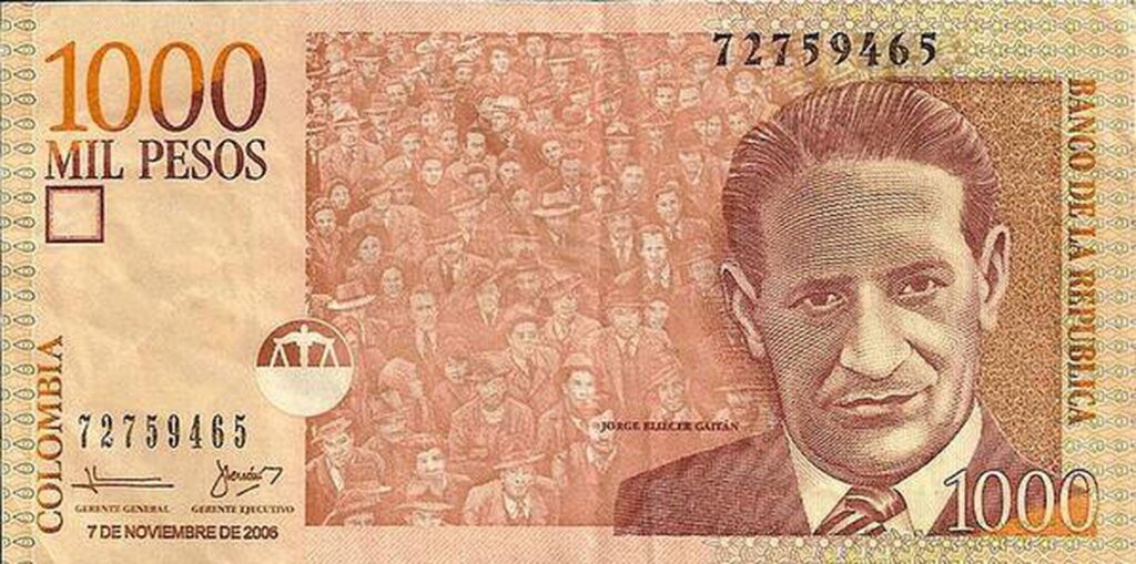 ¿Cuánto es 1000 pesos colombianos? 2 cuanto es 1000 pesos colombianos