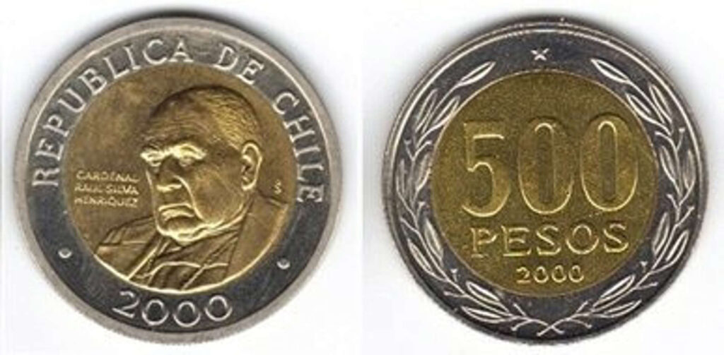 cuanto es 500 pesos colombianos