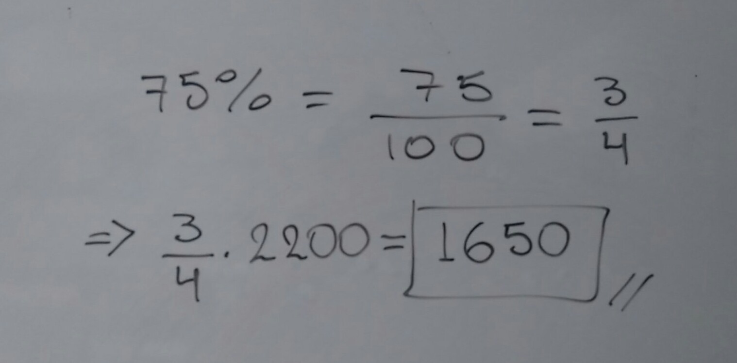 cuanto es 75