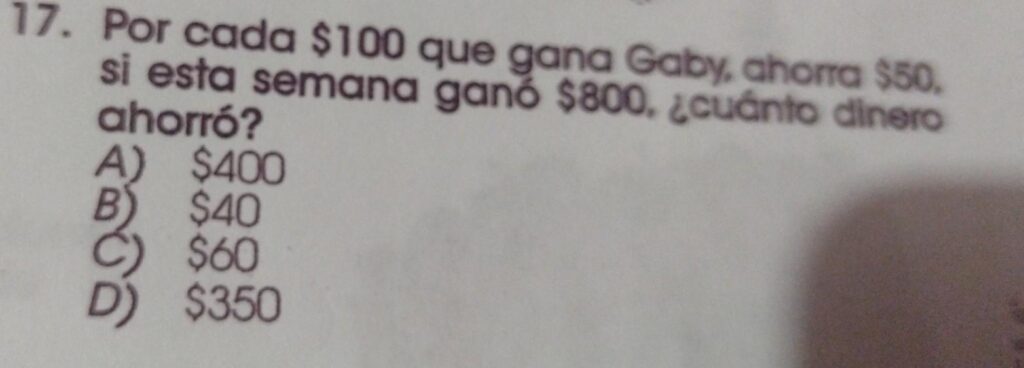 ¿Cuánto es $800? 2 cuanto es 800