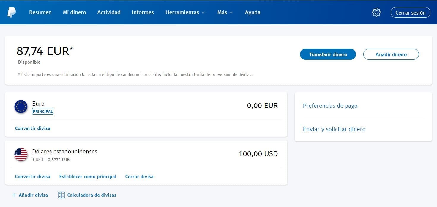 cuanto es mil euros