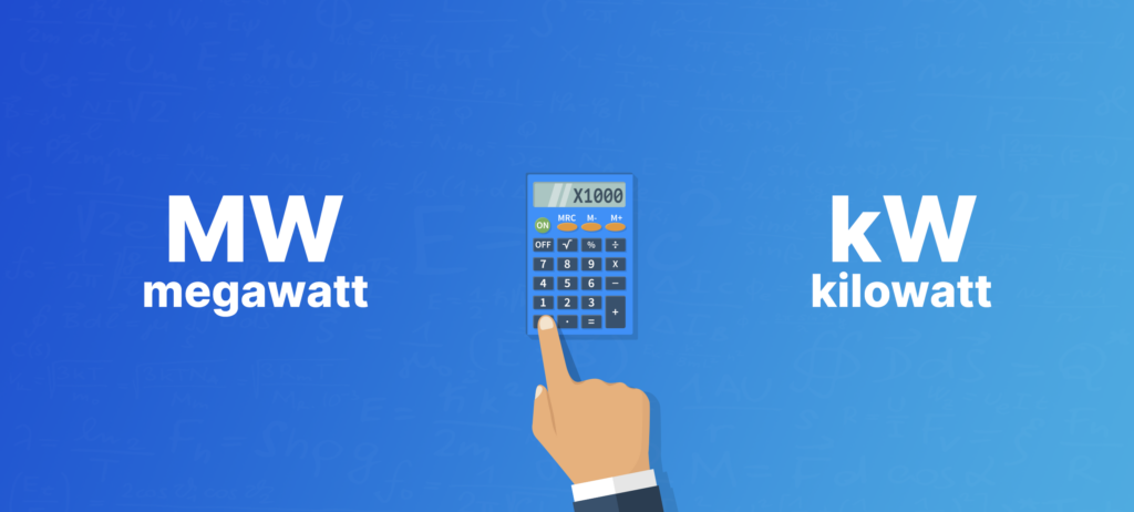 cuanto es un megawatt