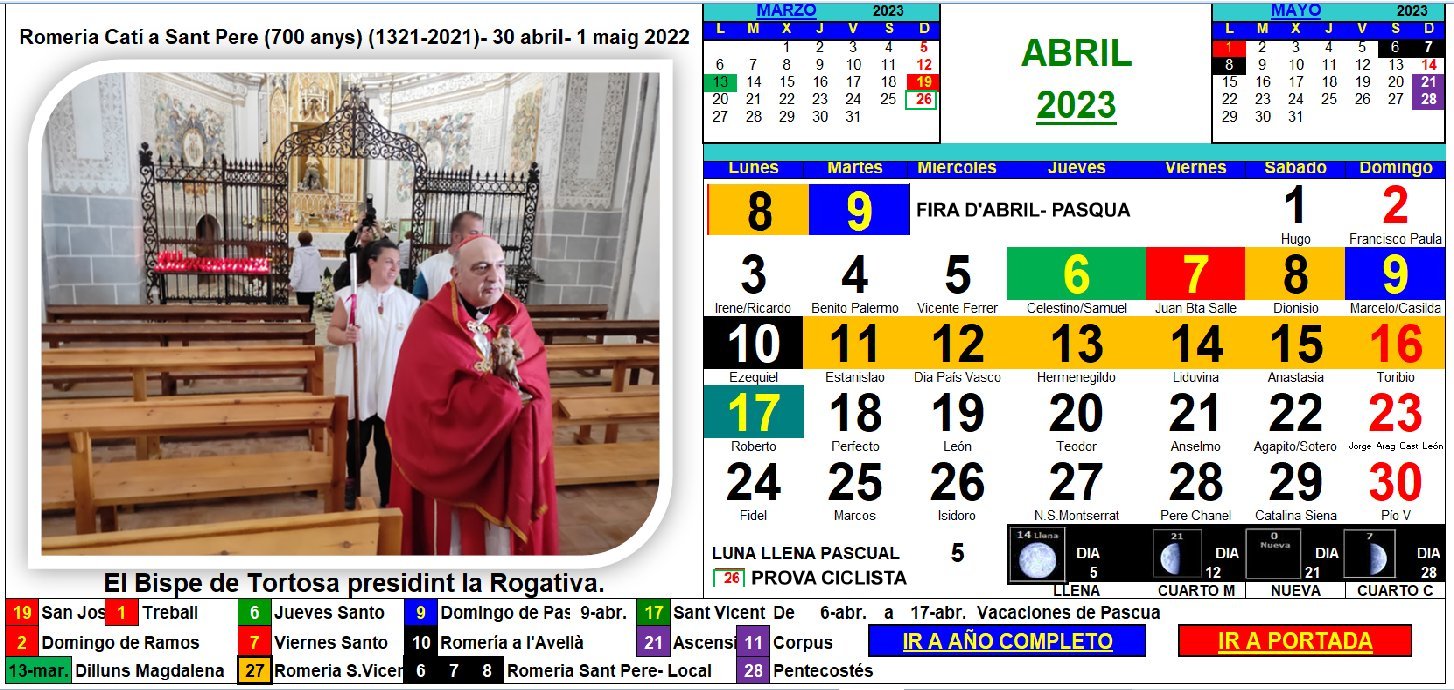 cuanto falta para pascua