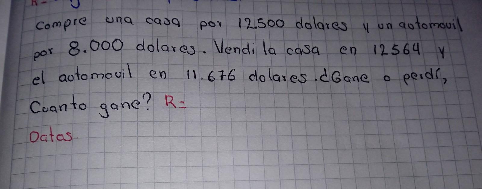 Blog 12 cuanto gane cuanto perdi letra