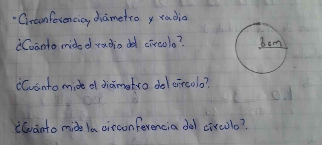 cuanto mide el radio