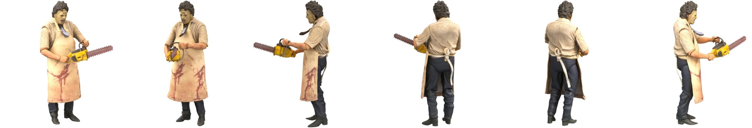 cuanto mide leatherface scaled