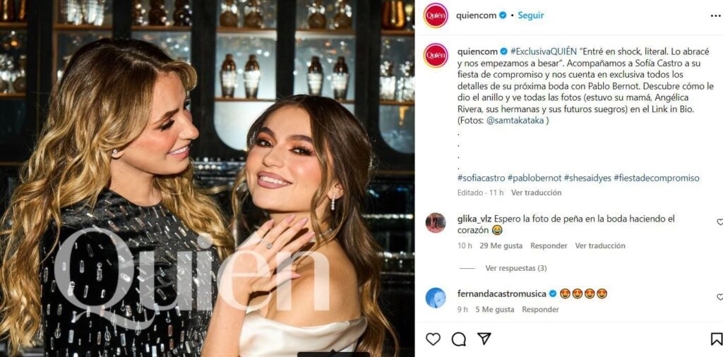cuanto mide sofia castro