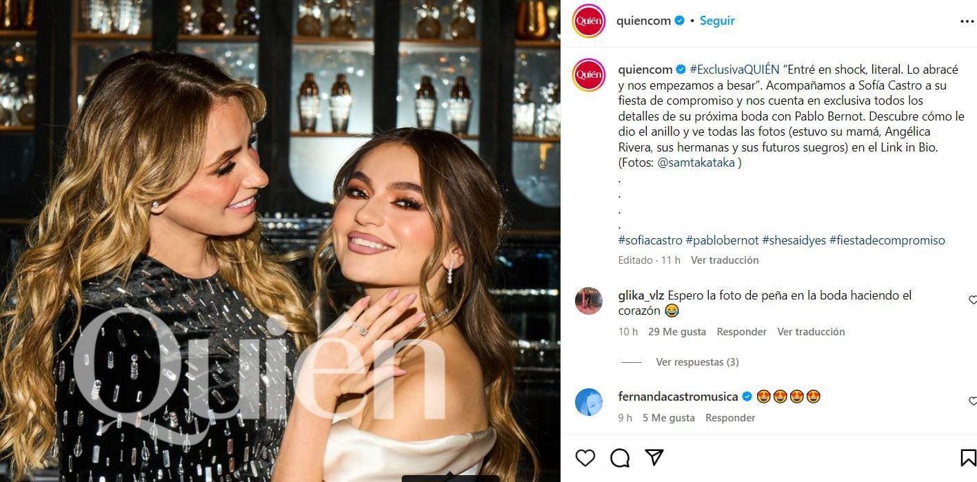 cuanto mide sofia castro