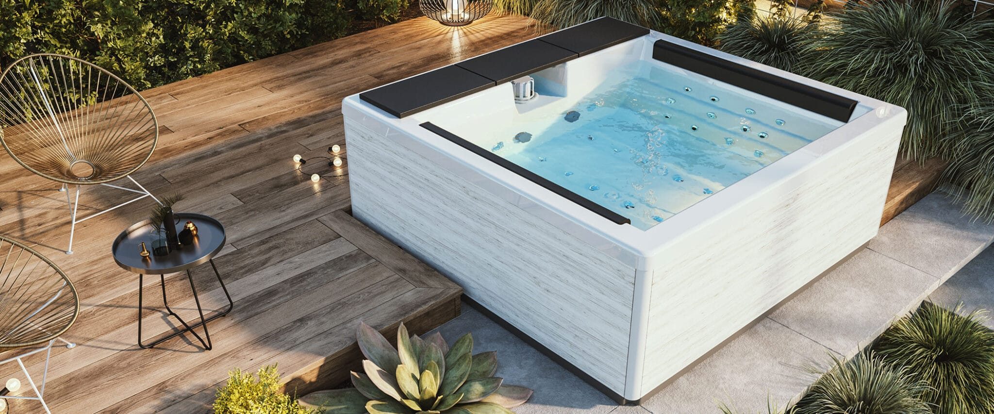 cuanto mide un jacuzzi