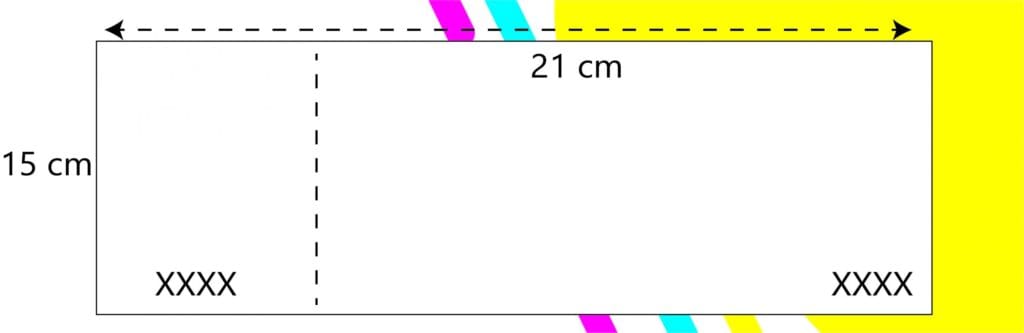 cuanto mide un poster