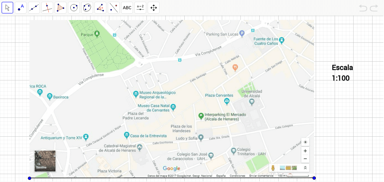 cuanto mide una calle
