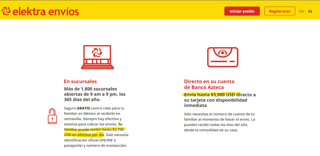 cuanto pagan en elektra