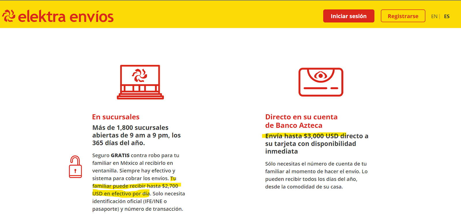 cuanto pagan en elektra