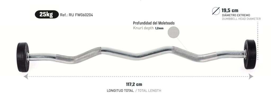 cuanto pesa la barra z