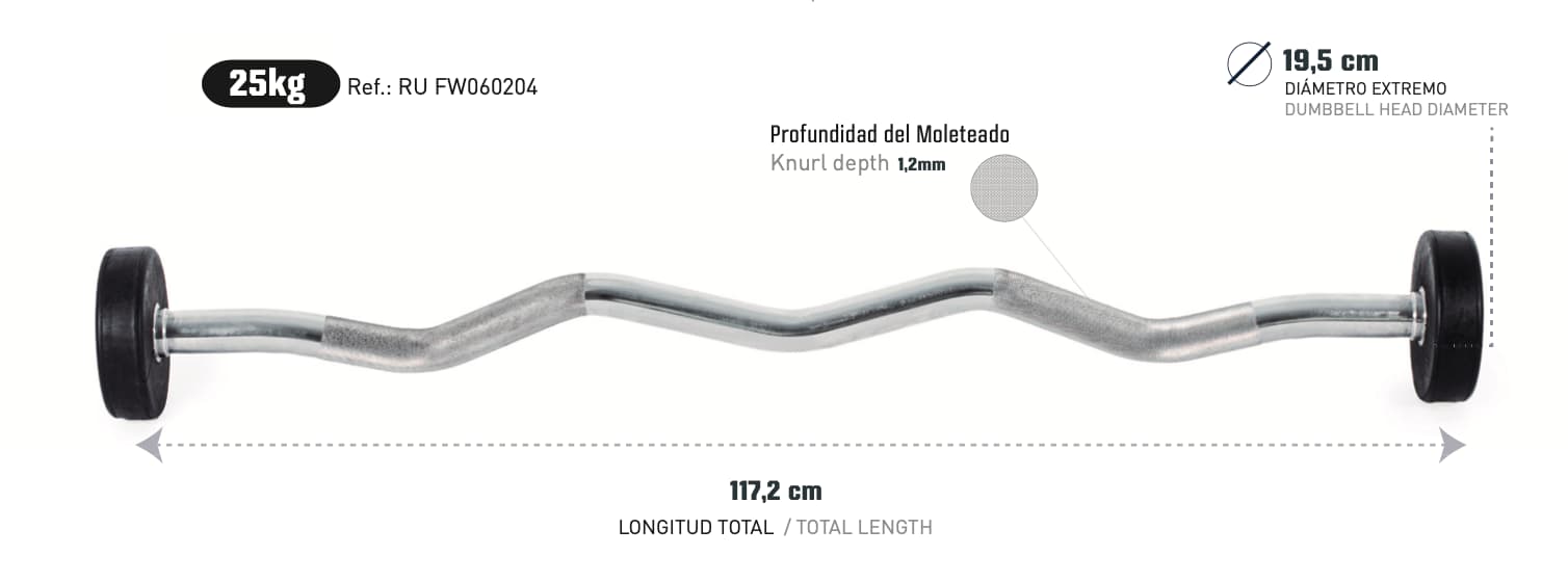 cuanto pesa la barra z