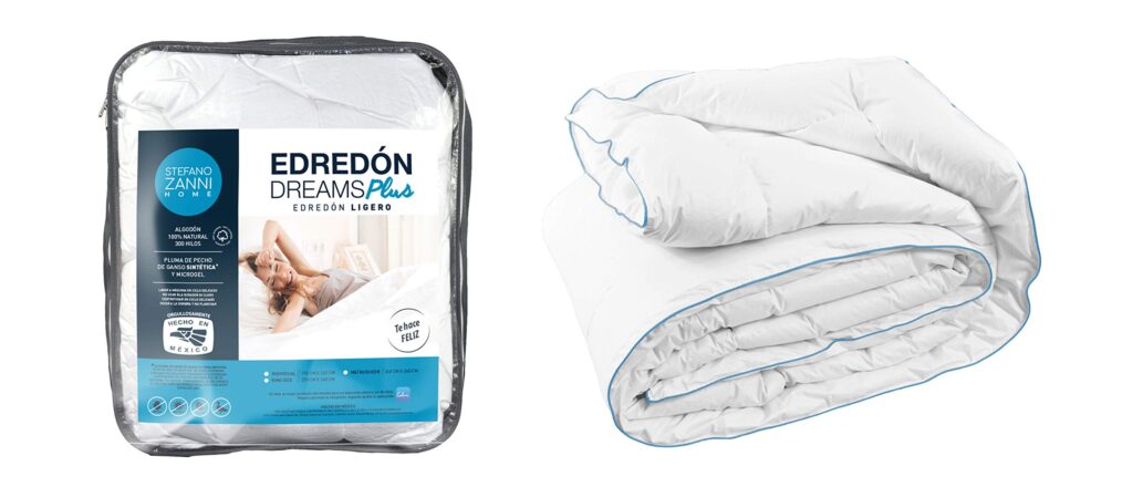 cuanto pesa un edredon