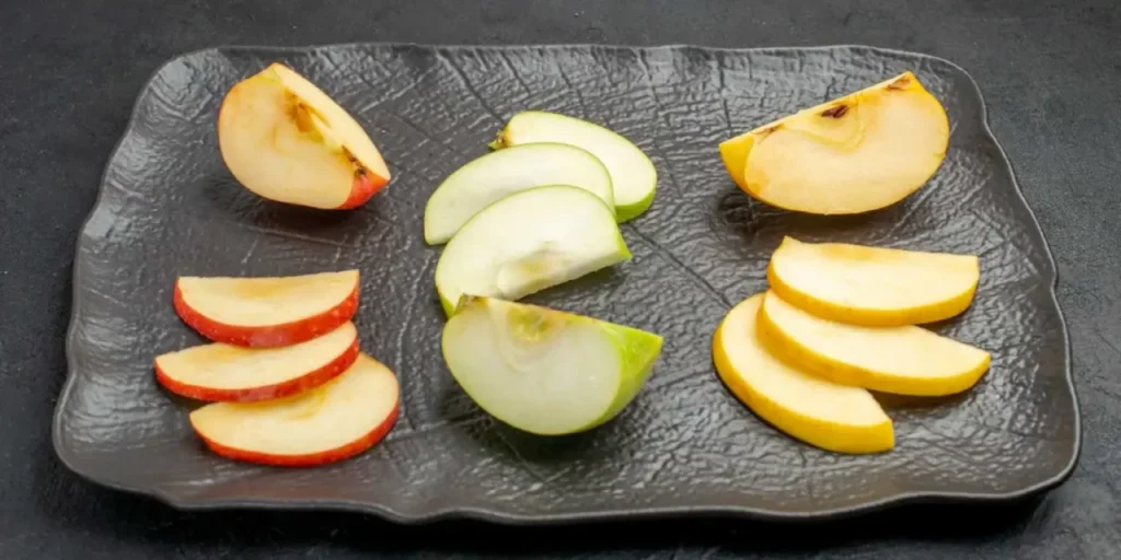 cuanto pesa una manzana verde