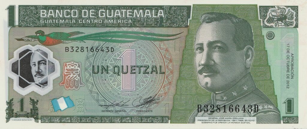 cuanto vale 1 quetzal