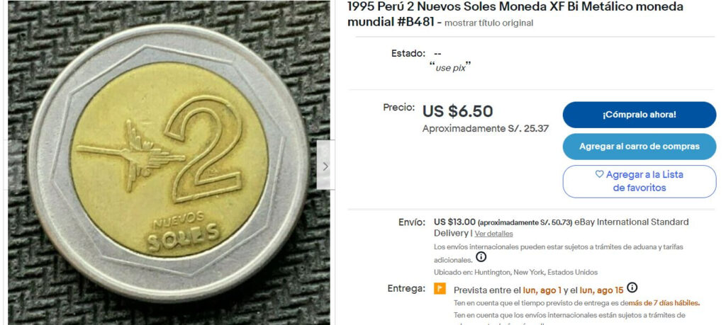 cuanto valen los soles