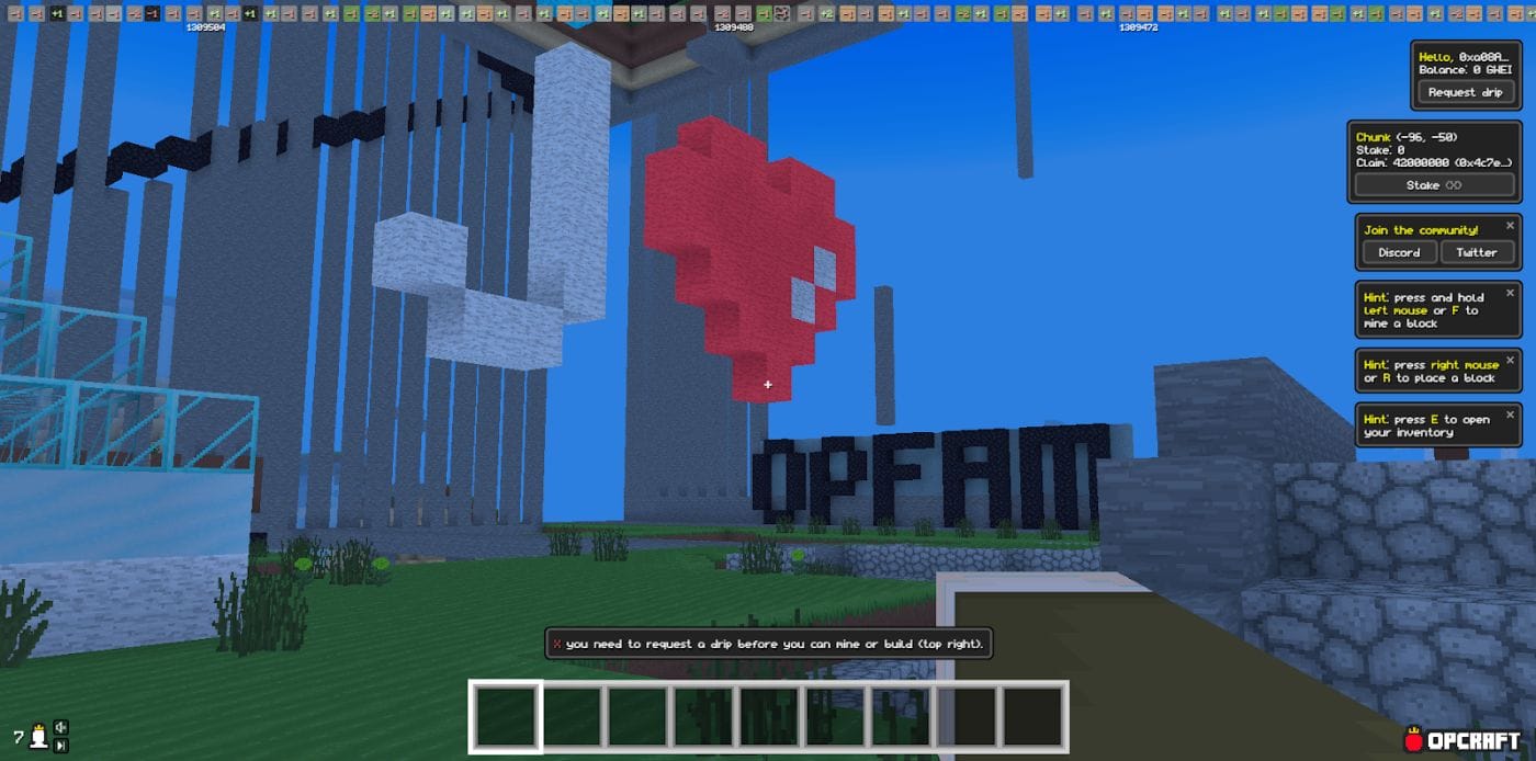 cuantos bloques tiene un chunk