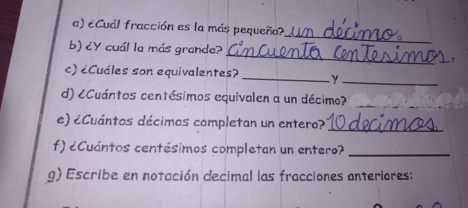 cuantos centesimos completan un entero